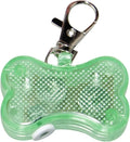 Pet LED luminous pendant in blue on a cat collar with three light mode options