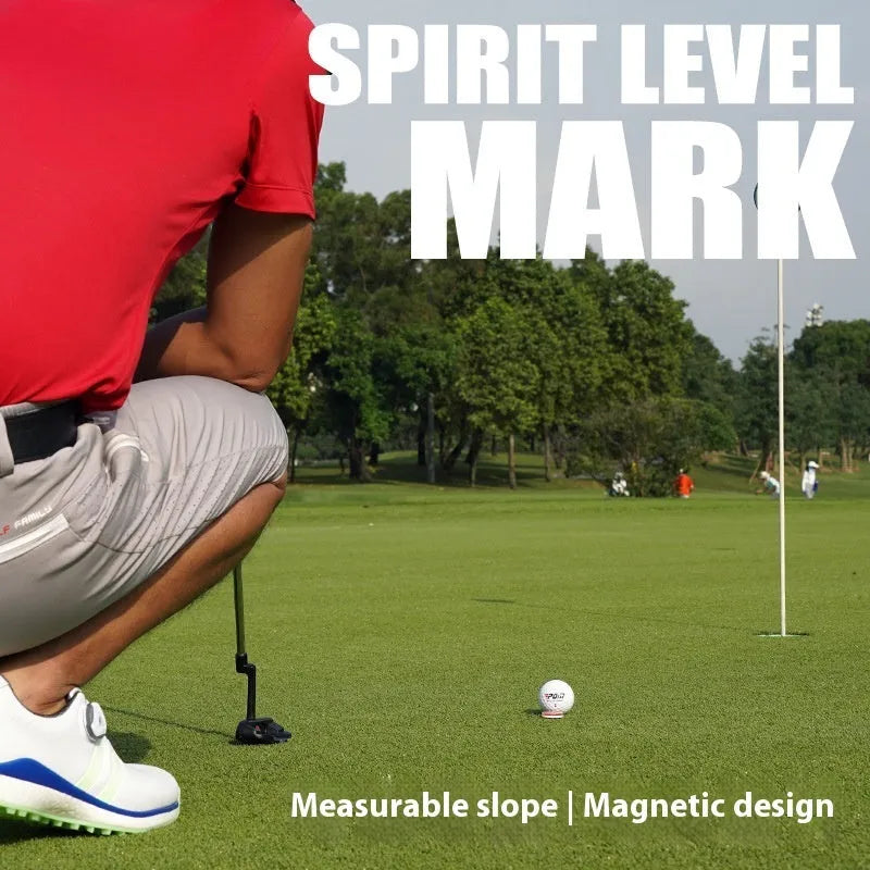 Golf hat clip ballmarker and balance tool in plastic, 25mm diameter, non-rusting design