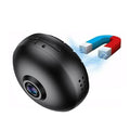 1080p wireless wifi surveillance camera with ABS plastic housing and wide-angle lens