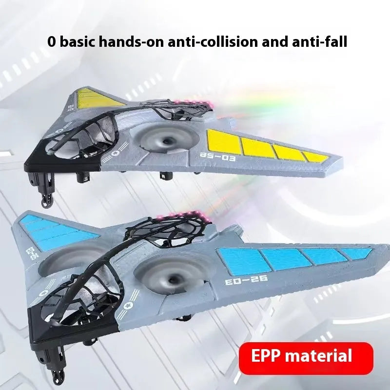 Remote control EVA foam gravity glider in EO26 colour with handle remote control on a floor