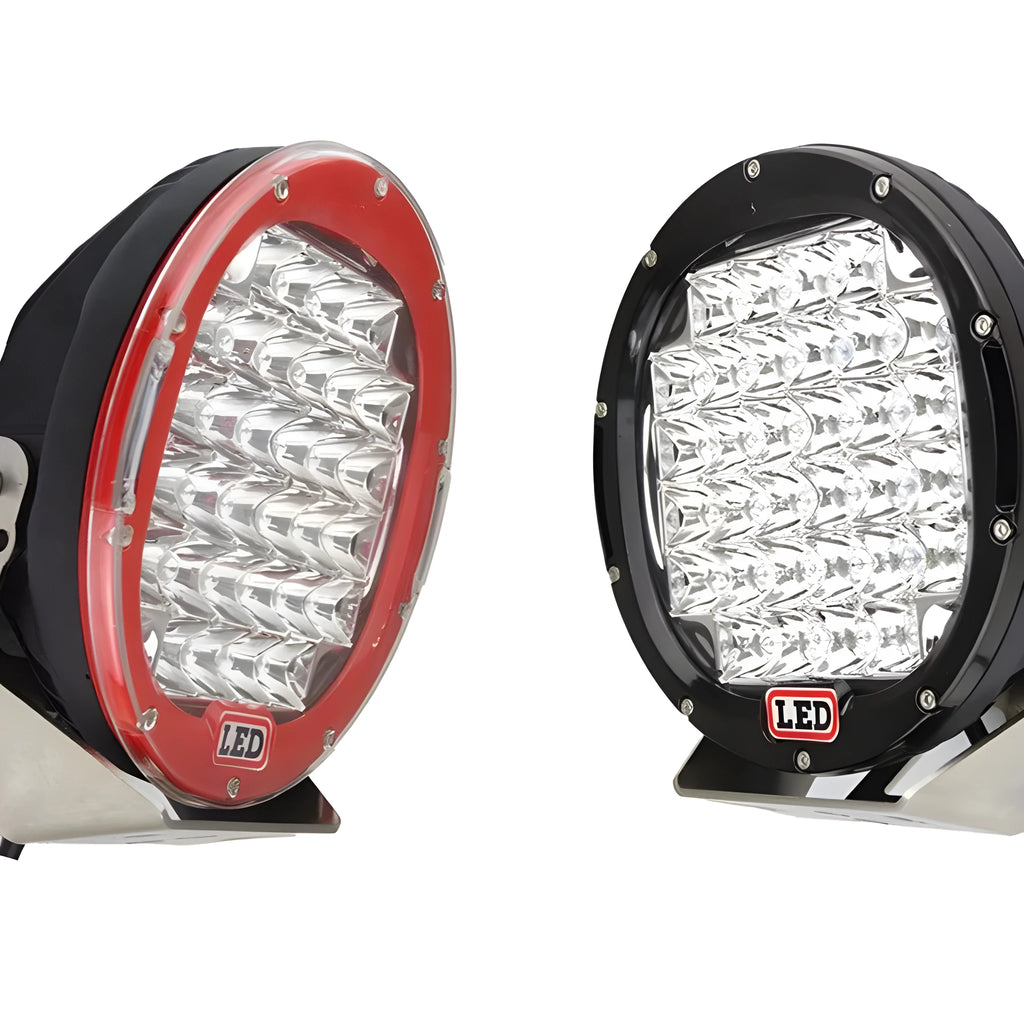 Front spotlight LED fog light inspection light black alloy die-casting 220x220x80mm