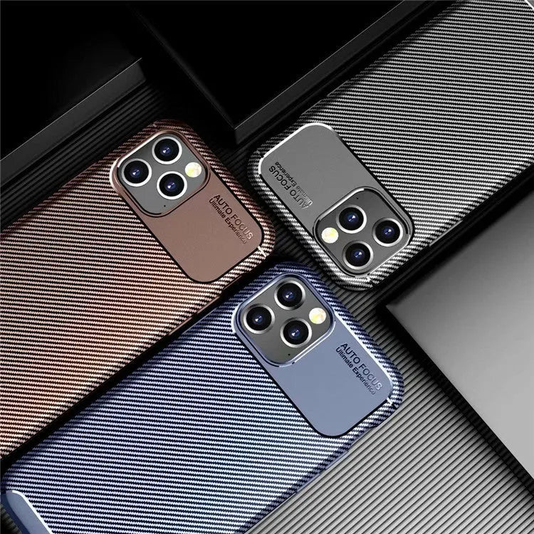 Black silicone iPhone case with simple design for business use