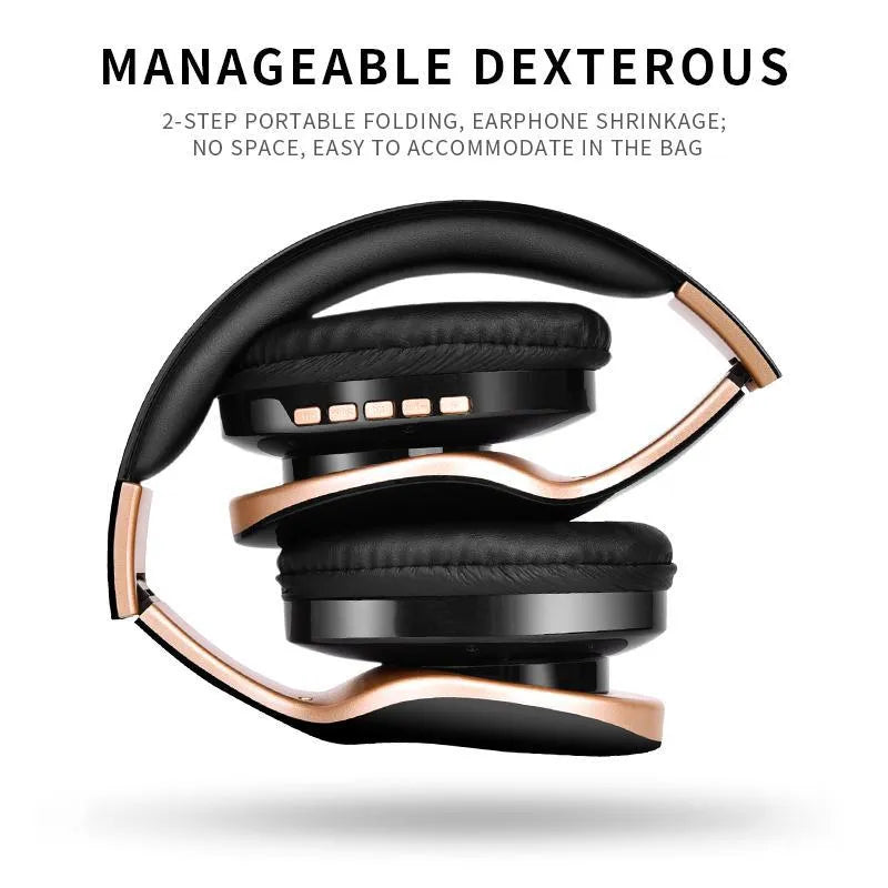 HobbyLane Bluetooth headset in black, red or white colours with over-ear design and wireless connectivity