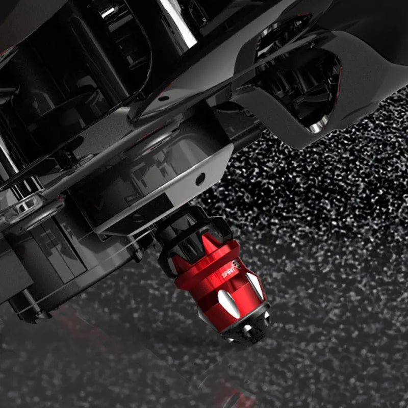 Aluminium alloy electric motorcycle modification accessories in black or black red.