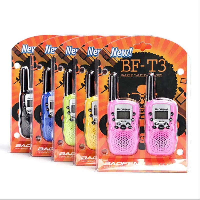 Children's walkie talkie set in assorted colours with 22-channel capability
