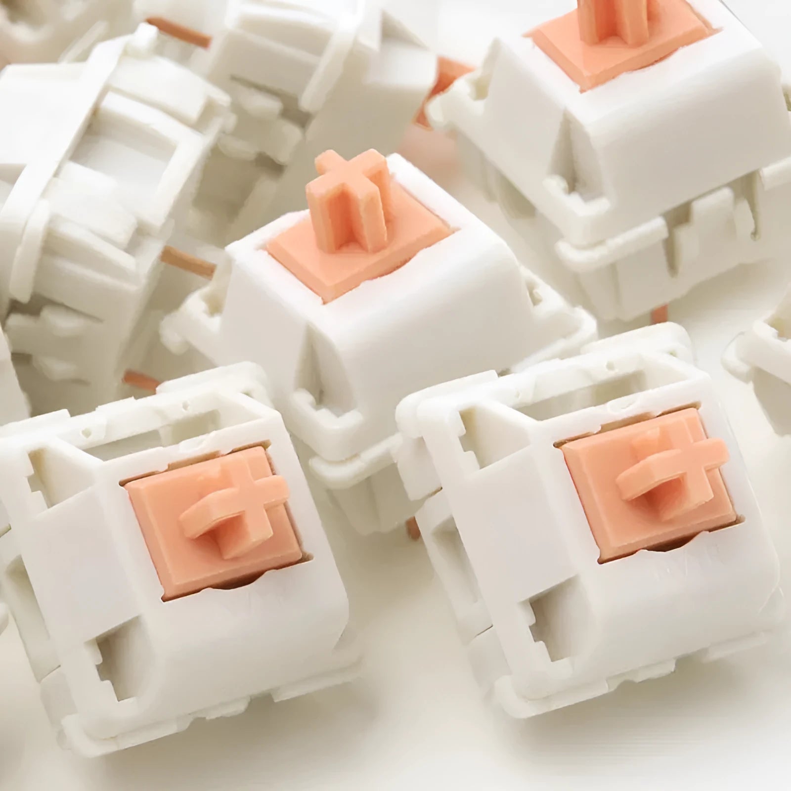 Single Panda mechanical keyboard switch shaft for DIY keyboard builds and repairs