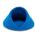 Polar fleece pet nest dog mat in fruit green on a kennel floor, available in sizes XS to L