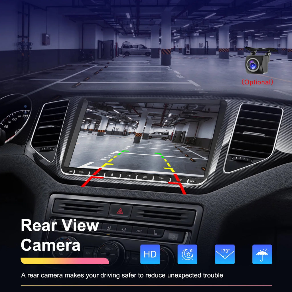 7-inch touchscreen Android car stereo head unit with GPS navigation system