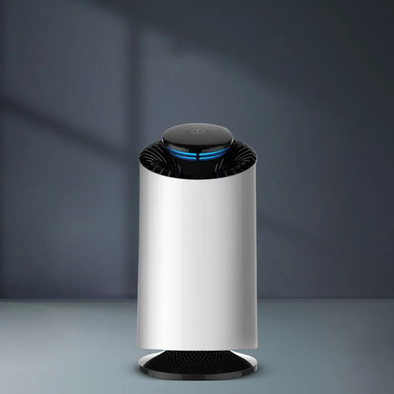 Photocatalyst mosquito killer lamp with UV light in black, dark gold, or white finish