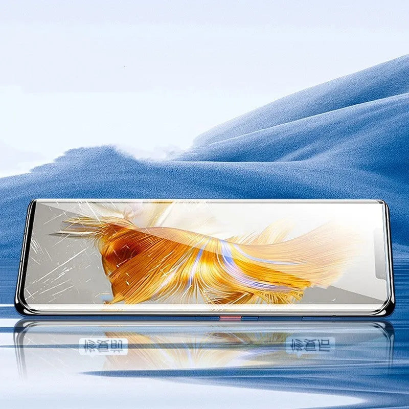 TPU screen protector for Huawei Mate60 phones with anti-fingerprint coating and application tools
