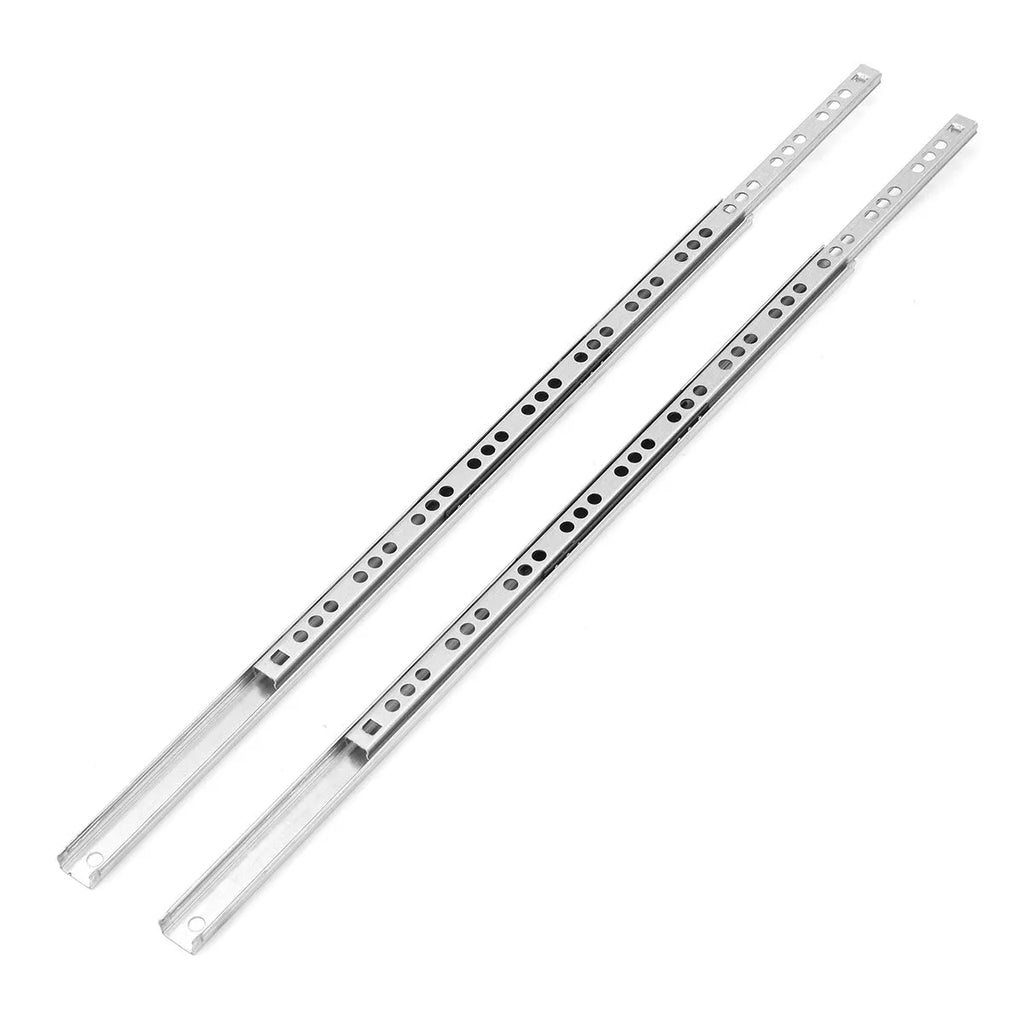 Two-section ultra-narrow drawer slide rail 17mm width 100LB telescopic metal track