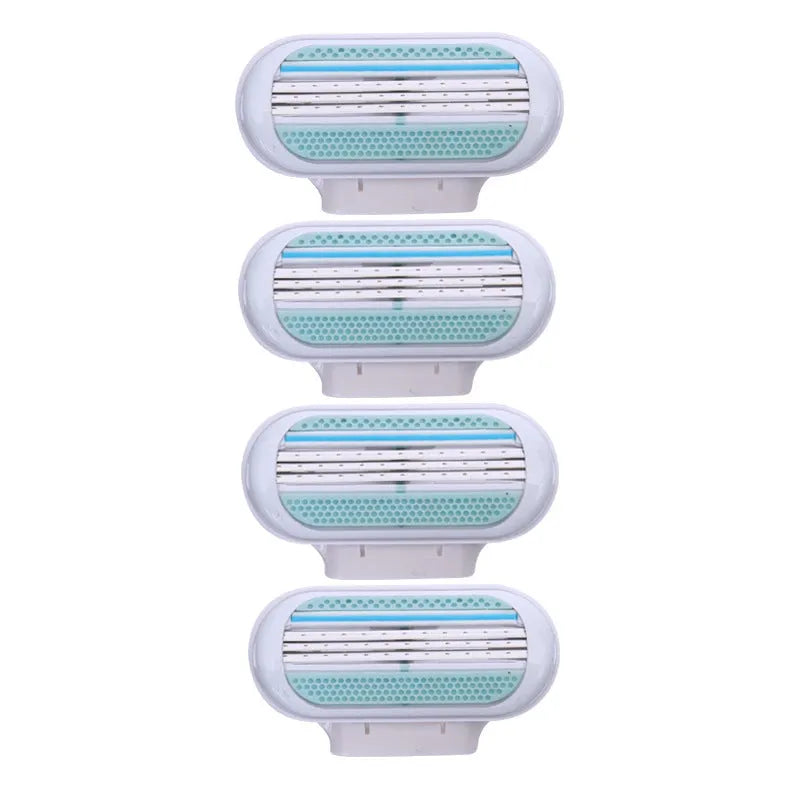 Women's three-layer manual shaving blade pack, 12 pieces, total 14.5 grams