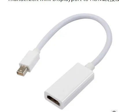 24.5 cm Mini DisplayPort male to HDMI female adapter cable for MacBook connection