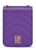 PU leather crossbody wallet phone case for Samsung Z Flip showing detachable strap and card slot