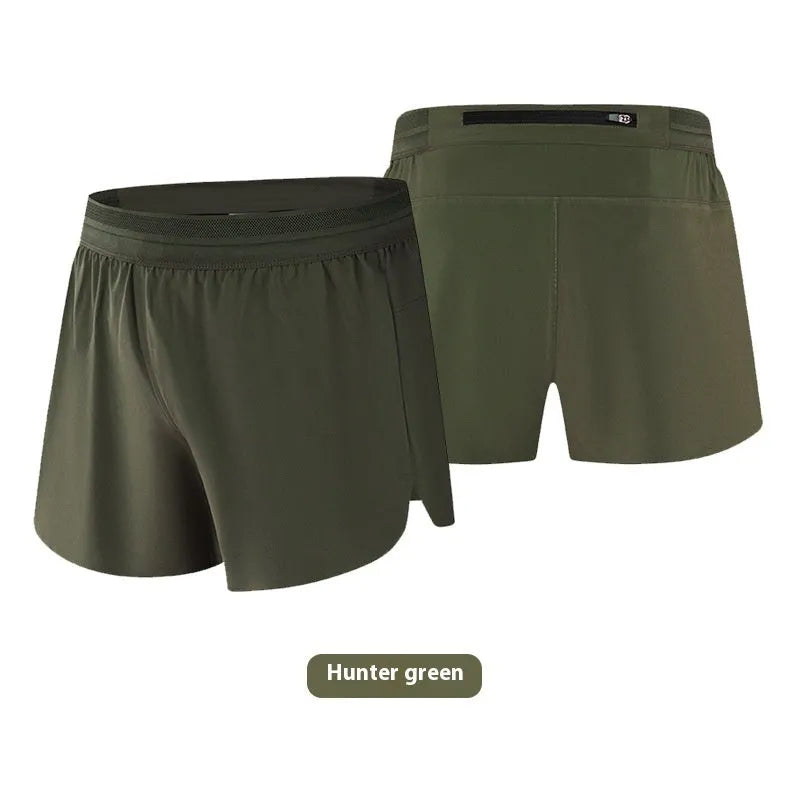 Breathable sweat-wicking anti-exposure lining exercise shorts for men in polyester fibre available in multiple colours and sizes
