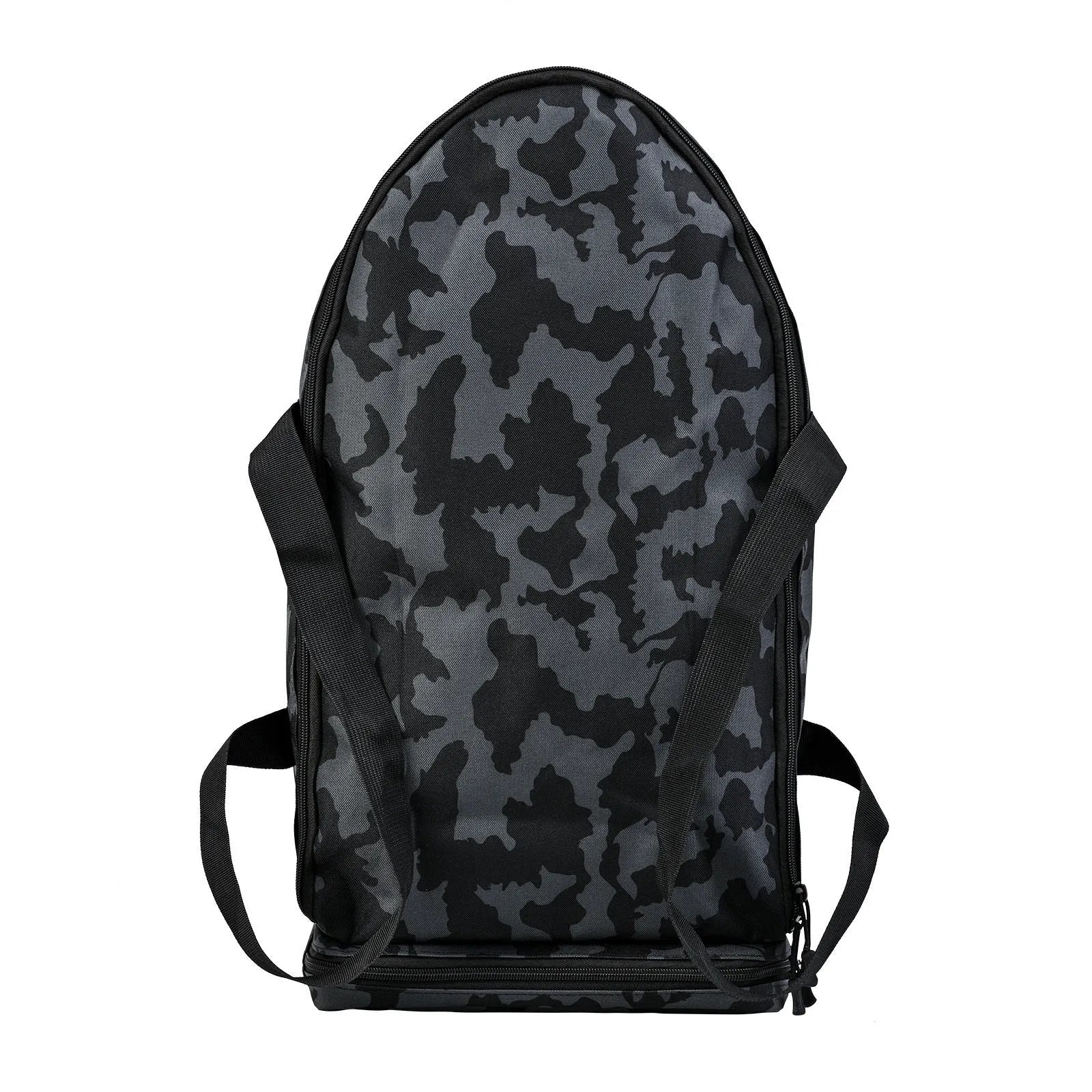 Portable remote control fishing bag made from 1000D polyester fibre, available in camouflage and black colours, for storing fishing boat and remote control.
