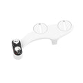 Self cleaning bidet toilet water spray with dual nozzles in white ABS plastic for anal and feminine wash