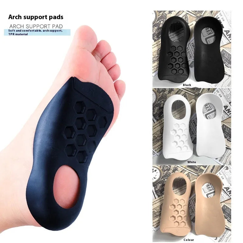TPR arch support varus correction insole in three colour options