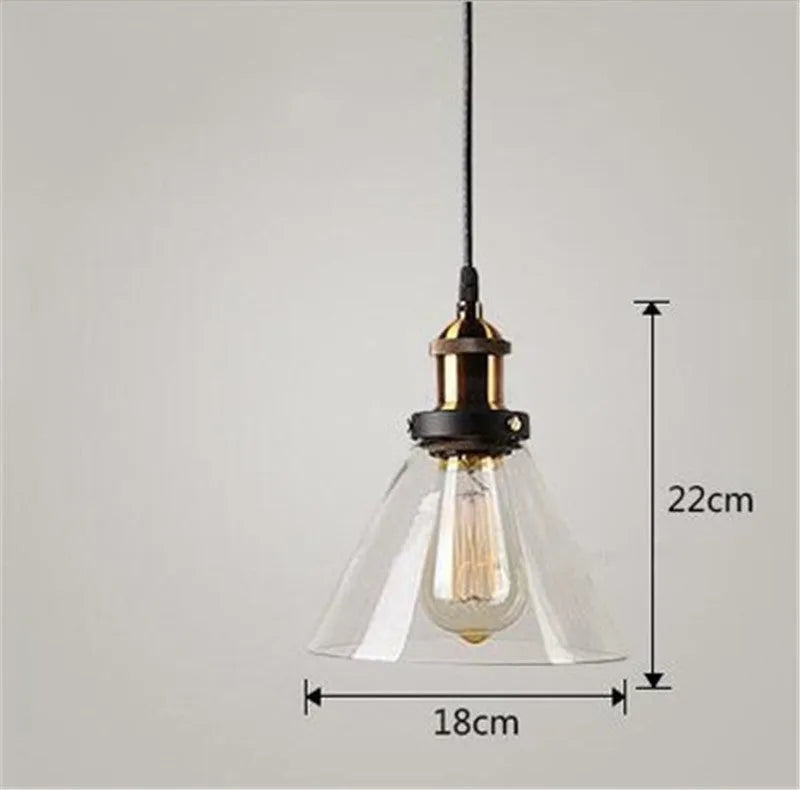 Nordic industrial glass chandelier in amber with adjustable 1.2m height