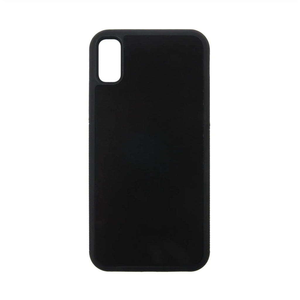 Anti-gravity nano adsorption TPU silicone phone case for Apple iPhone in black solid colour back cover