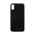 Anti-gravity nano adsorption TPU silicone phone case for Apple iPhone in black solid colour back cover