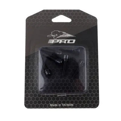 Mountain bike handlebar riser fixing screws stainless steel six-piece set in multiple colour options