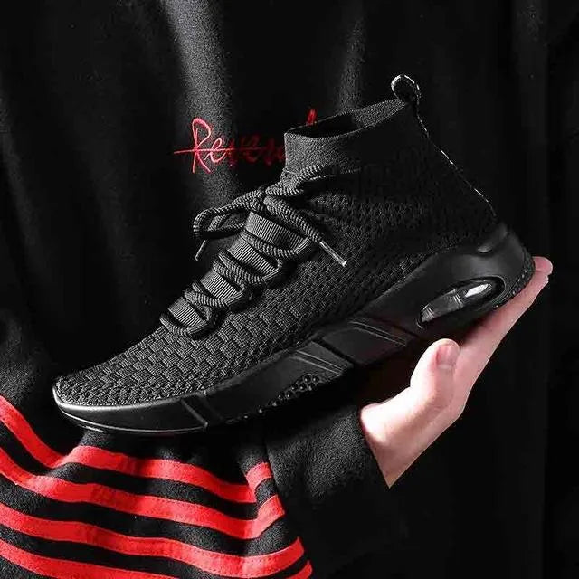 Lynx Sneakers men's breathable mesh lace-up trainers in multiple colours and sizes 39-46