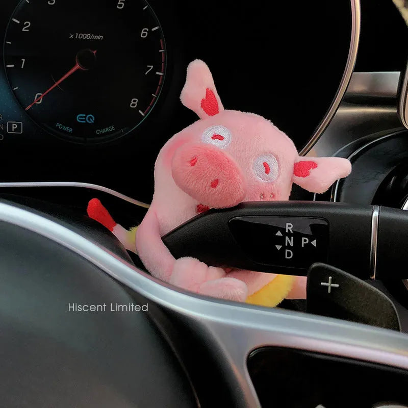 Cotton car dashboard ornament doll in character design options