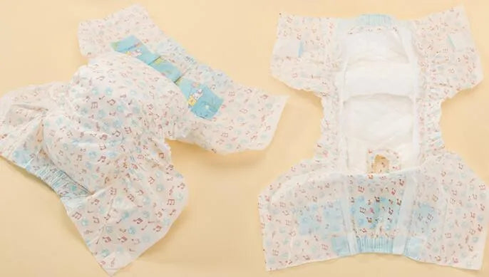 Disposable dog diapers 10 pack per bag with adjustable hook-and-loop waist, sizes S M L XL, for female and male dogs