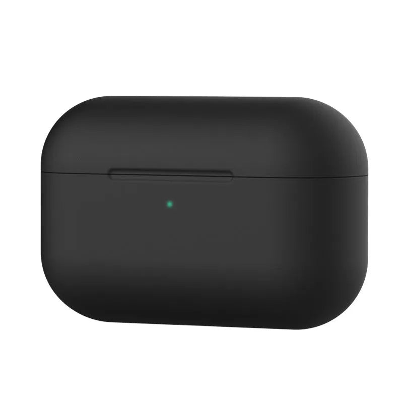 Soft silicone protective cover for AirPods Pro wireless headphones in multiple colours.