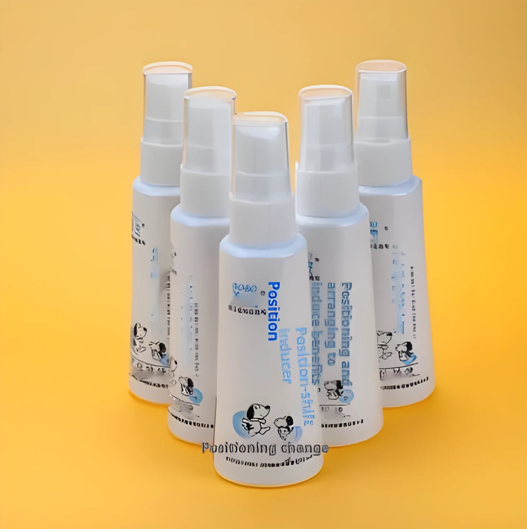 Pet positioning defecation inducer spray 60ml bottle for dog and cat toilet training