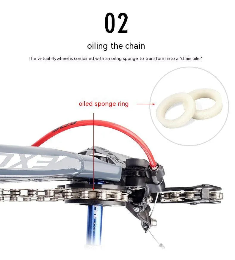Aluminium bicycle chain tool with three format options for washing and tension adjustment