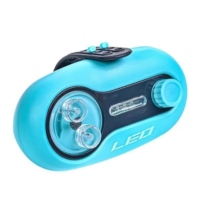 Intelligent automatic night fishing signal induction lamp with telescopic fishing rod alarm