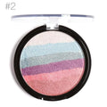 Focallure Rainbow Highlighter 18g six-shade shimmer palette for eye shadow and highlighter use