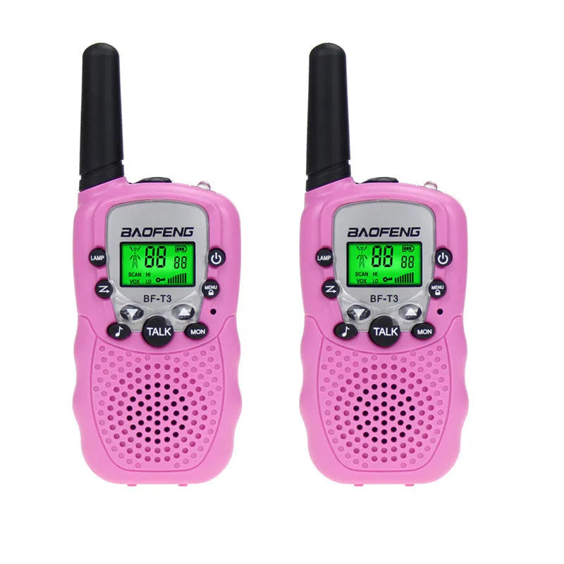 Children's walkie talkie set in assorted colours with 22-channel capability