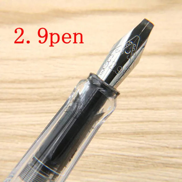Art Word Parallel Pen with ceramic shell and iridium nib in six sizes 0.7mm to 2.9mm for calligraphy