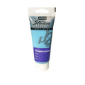 100ml luminous acrylic paint toning glue bottle in glow colours with brushes and painting knives