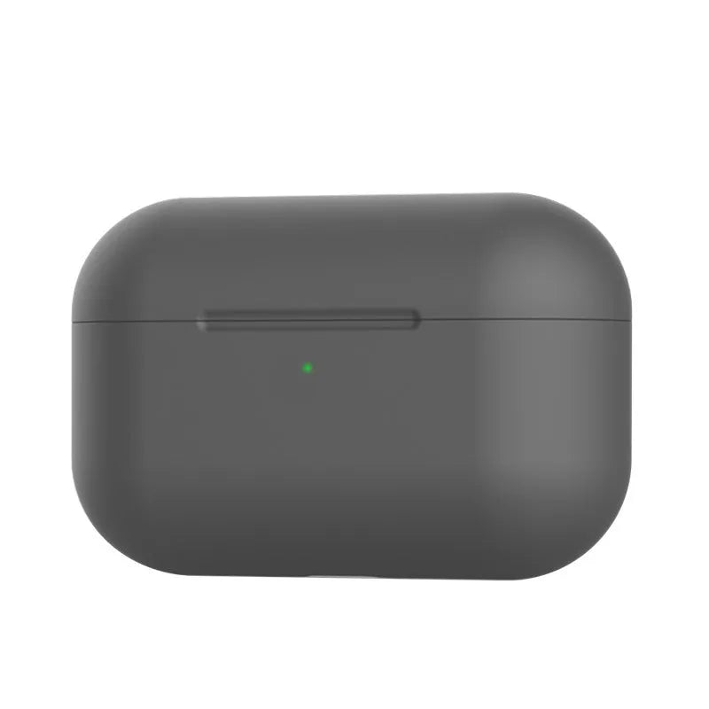 Soft silicone protective cover for AirPods Pro wireless headphones in multiple colours.