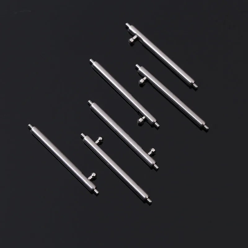 Silicone quick release ear for watch strap, 1.8mm thick and 12mm long, with metal pin