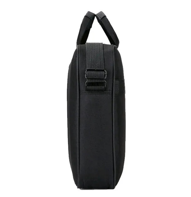 Black polyester diagonal shoulder laptop bag for 15-15.6 inch ASUS laptops