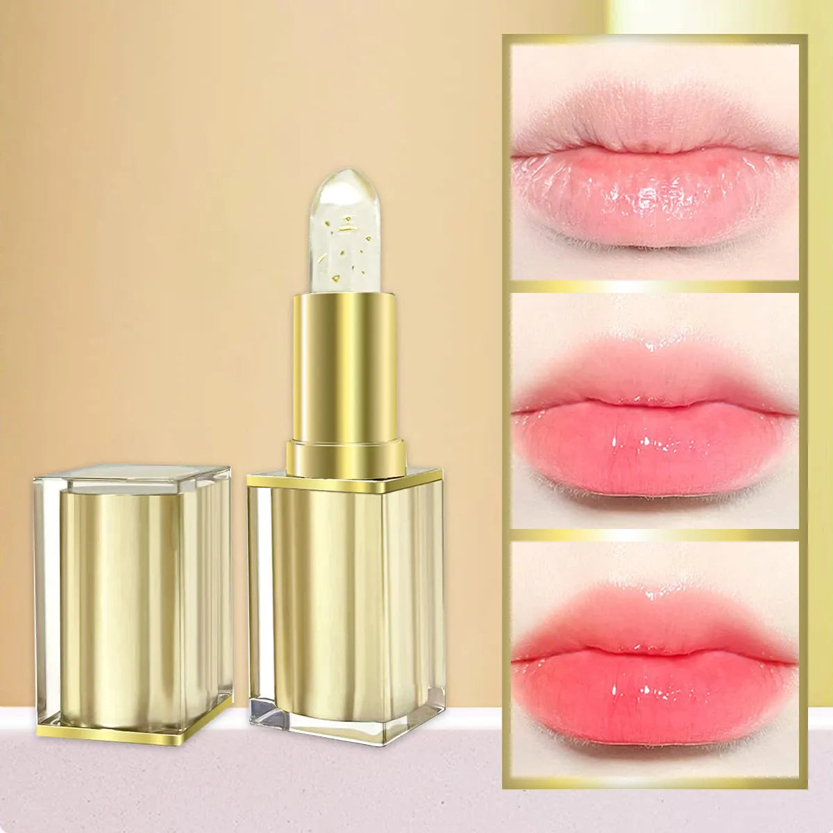 YB1001 moisturising colour-changing lipstick lip balm with temperature sensing, standard specification