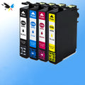 Four-pack of non-original ink cartridges compatible with Epson T2991XL black and colour cartridges for Expression Home XP printers