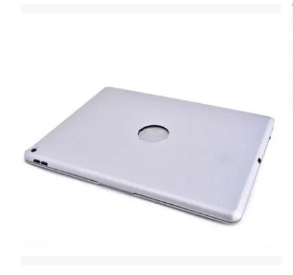 F07 full metal Bluetooth keyboard in silver, compatible with iPad Pro 12.9 inch, aluminium body, rechargeable battery