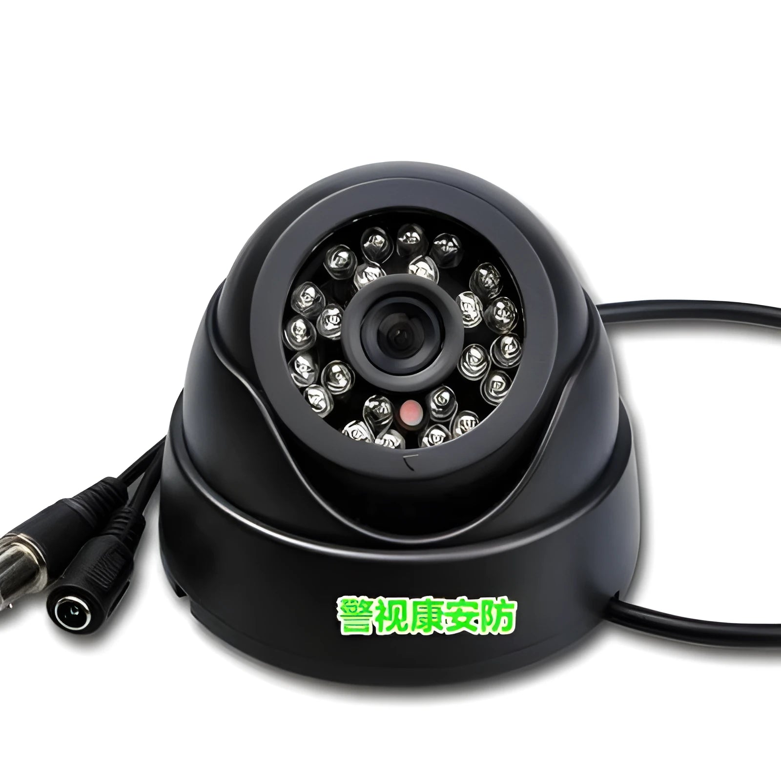 High definition 480 line dome infrared surveillance camera for indoor monitoring with 3.6mm lens