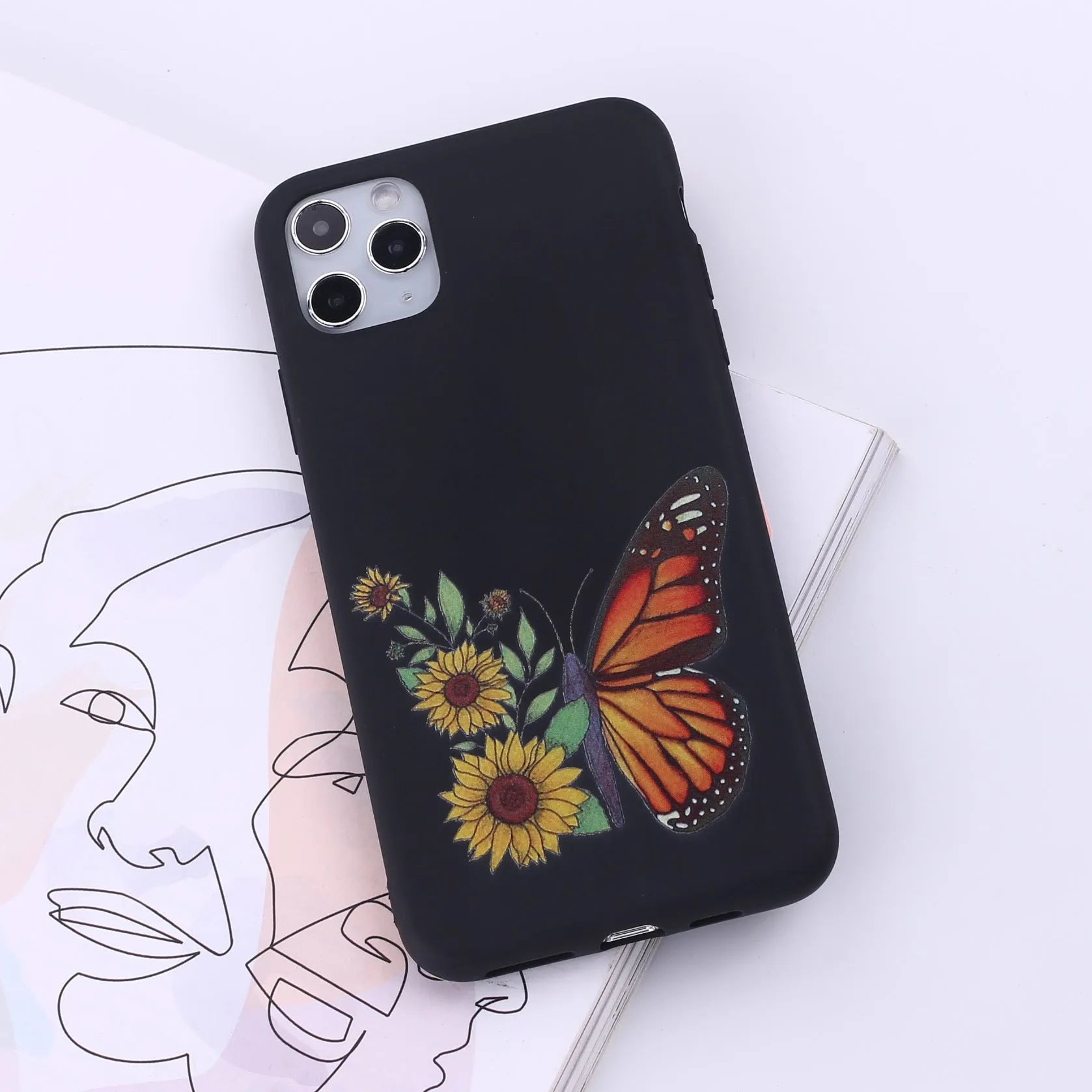 TPU back cover mobile phone case for iPhone in one of 14 available colour options.