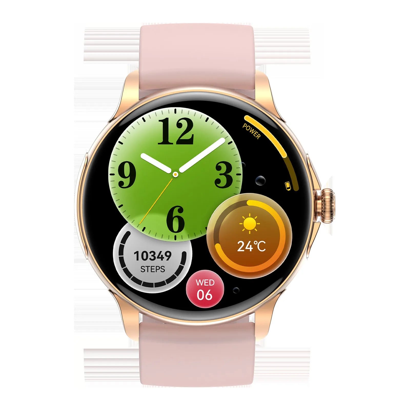 Hk49 smart sports watch with heart rate and blood glucose monitoring, black colour, touch screen display