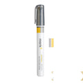 Mark+ series highlighter pen in six pastel colours showing green, grey blue, grey pink, yellow, pink, and grey yellow.