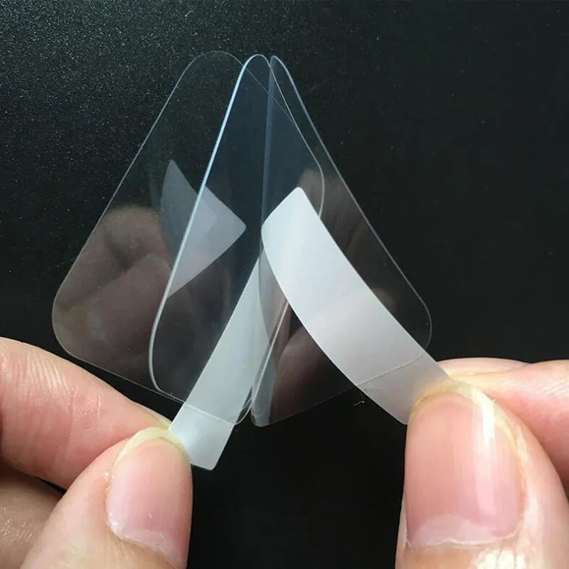 Three transparent tempered glass screen protector films for Ticwatch2 smartwatch with matte finish