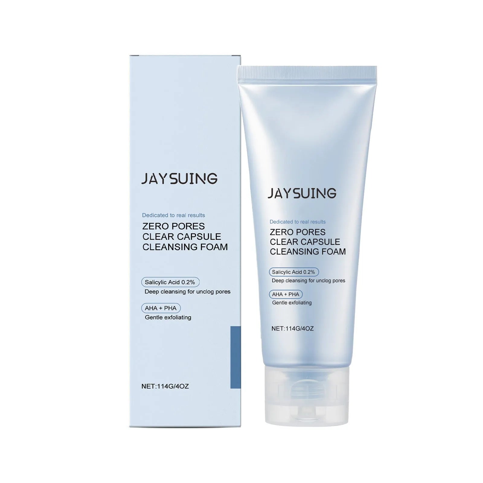 114g salicylate facial cleanser in packaging for delicate pores