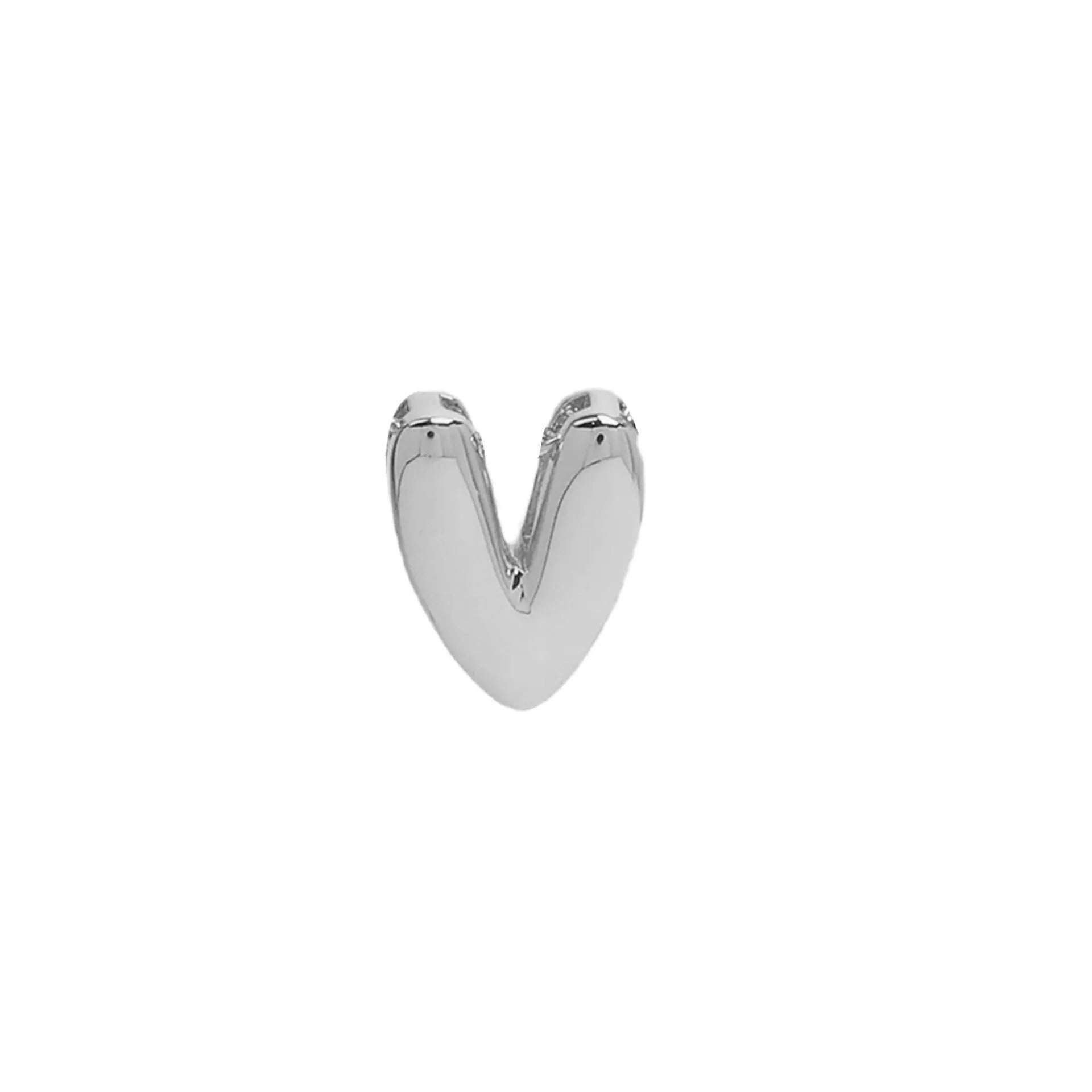 18k electroplated gold DIY letter name bracelet with smooth bubble surface on copper alloy